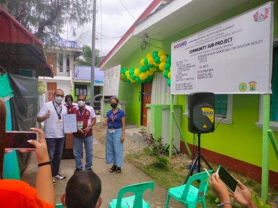 DSWD 4B opens isolation facility in San Agustin Romblon